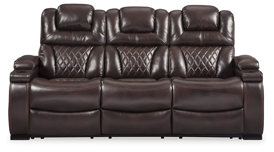 Warnerton PWR REC Sofa with ADJ Headrest