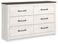 Gerridan King Panel Bed with Dresser and 2 Nightstands