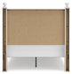 Mollviney Full Panel Storage Bed with Mirrored Dresser