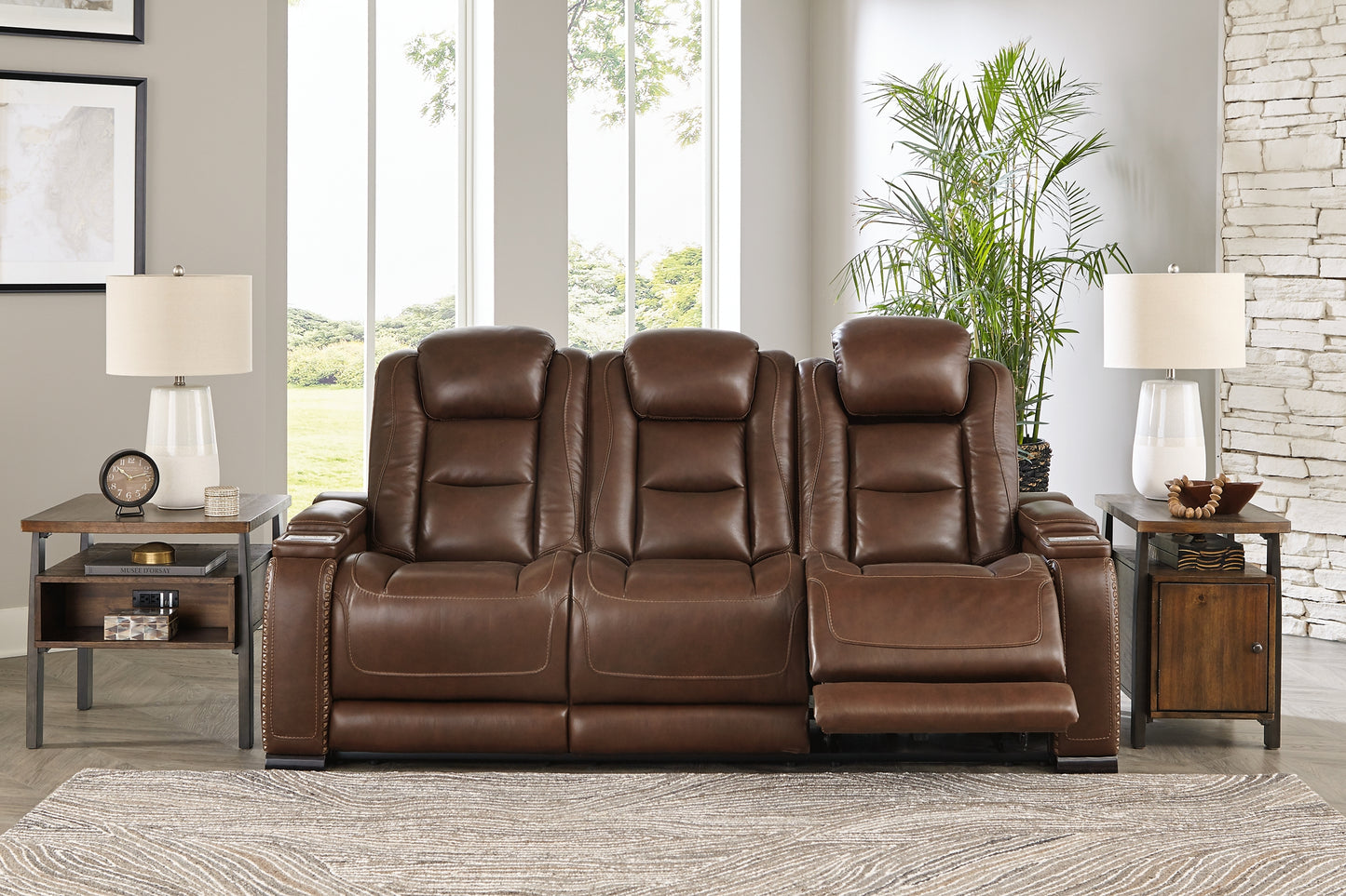 The Man-Den Sofa, Loveseat and Recliner