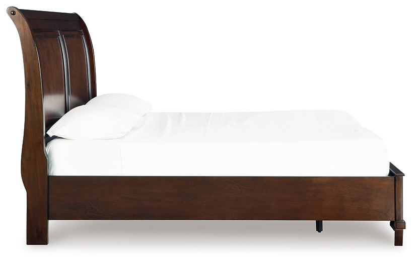 Trellington Queen Sleigh Storage Bed