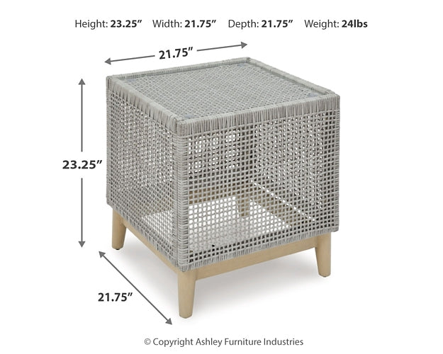 Seton Creek 2 Outdoor Chairs with End Table