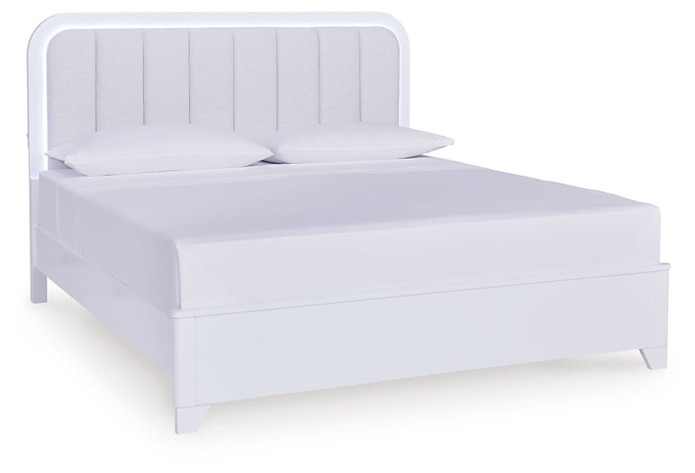 Jarlee  Upholstered Panel Bed