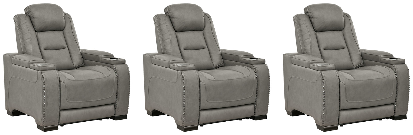 The Man-Den 3-Piece Home Theater Seating